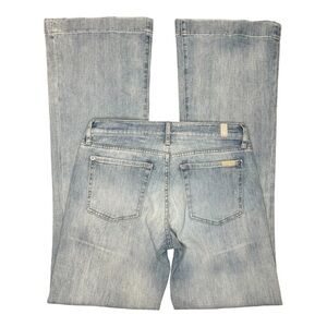 7 For All Mankind Light Washed Plain Pocket Flare Dojo Jeans.  Sz: 28